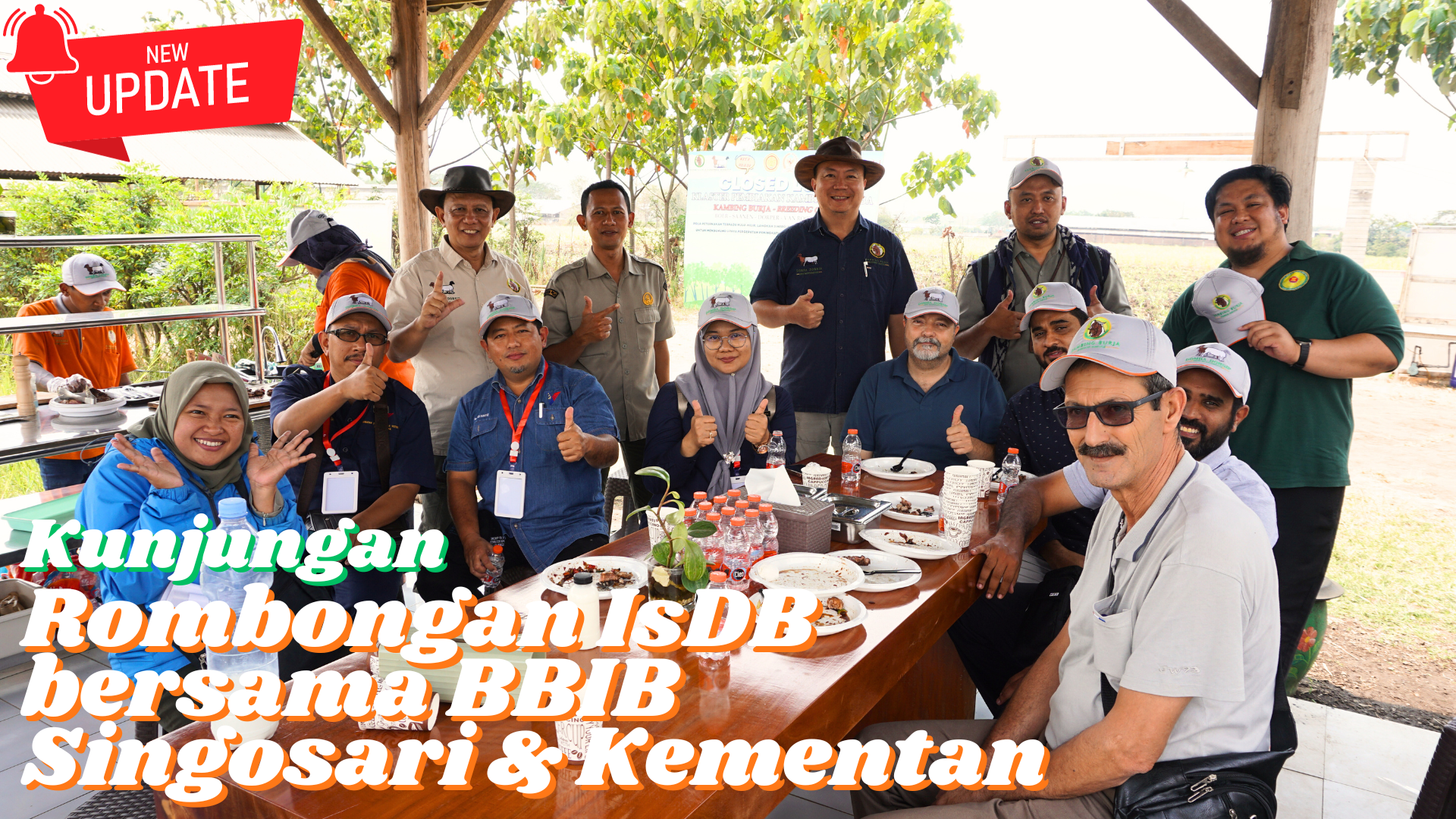 Kunjungan IsDB bersama BBIB Singosari & Kementan